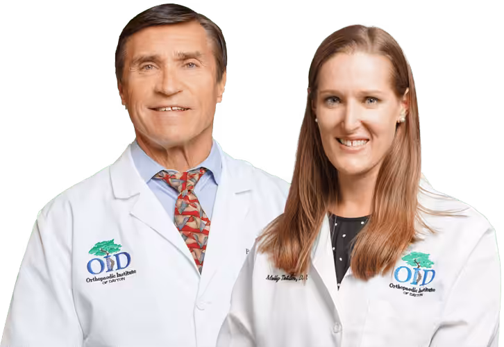 A male and female doctor from OID